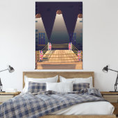 British Boxring Gym. Leinwanddruck (Insitu (Schlafzimmer))