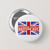 British Boy Button (Vorne & Hinten)