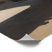 British-built Spitfire fighter Poster (Ecke)