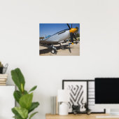 British-built Spitfire fighter Poster (Heimbüro)