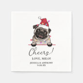 British Bull Dog Personalisiert Cheers Napkins Serviette (Vorderseite)