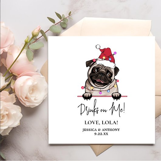 British Bull Dog Personalisiert Drinks Serviette