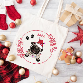 British Bull Dog Personalisiert Hand Zeichnend Tragetasche