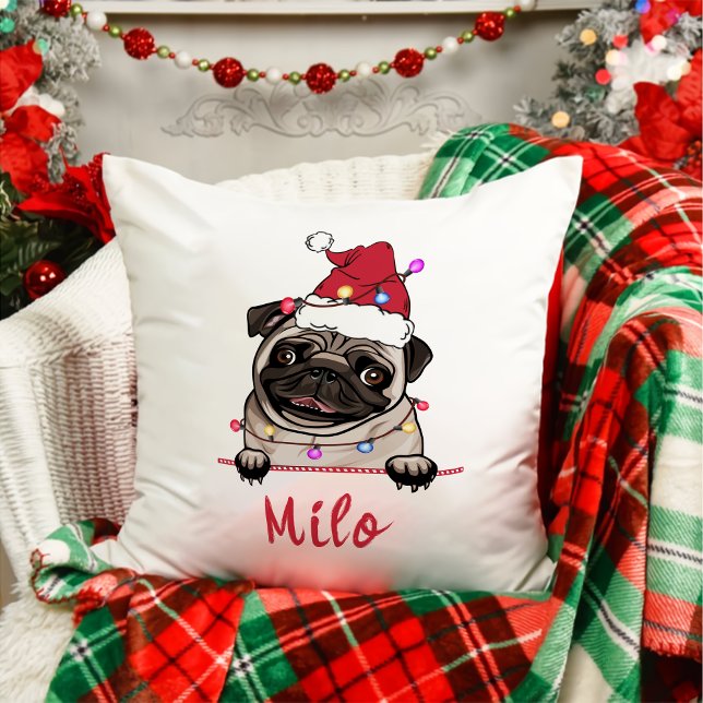 British Bull Dog Personalisiertes Weihnachtsgesche Kissen (Von Creator hochgeladen)