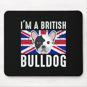 British Bulldog England Union Jack Mousepad