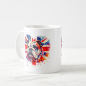 British Bulldog Kaffeetasse (Vorderseite Links)