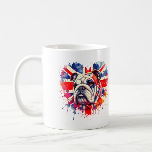 British Bulldog Kaffeetasse (Links)