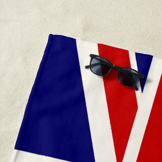 BRITISH BULLDOG Monogram Beach Handtuch (Beispiel)