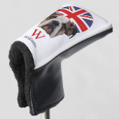 BRITISH BULLDOG Monogram Golf Head Cover Golf Headcover (3/4 Vorderseite)