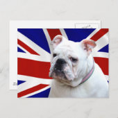 British Bulldog Postkarte (Vorne/Hinten)