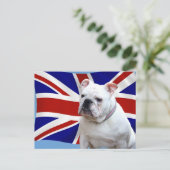 British Bulldog Postkarte (Stehend Vorderseite)