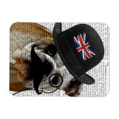 British Bulldog und Bowler Hat Magnet (Horizontal)
