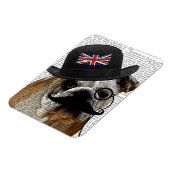 British Bulldog und Bowler Hat Magnet (Linke Seite)