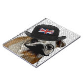British Bulldog und Bowler Hat Notizblock (Linke Seite)