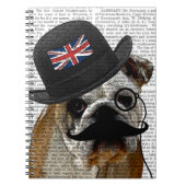 British Bulldog und Bowler Hat Notizblock (Vorderseite)
