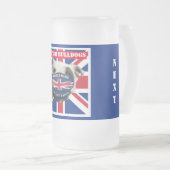 BRITISH BULLDOGS MATTGLAS BIERGLAS (VorderseiteRechts)