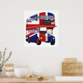 British Bus Poster (Küche)