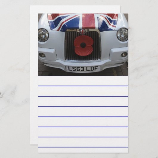 British Cab Briefpapier (Vorne/Hinten)