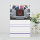 British Cab Briefpapier (Stehend Vorderseite)