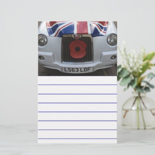 British Cab Briefpapier (Stehend Vorderseite)
