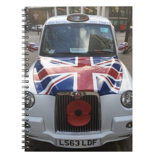 British Cab Notizblock (Vorderseite)