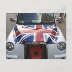 British Cab Postkarte