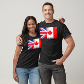British Canadian Half Canada Half UK Flag Essentia T-Shirt (Unisex)