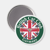 British Car Club Magnet (Vorderseite/Rückseite)