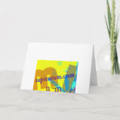 British Christmas Feiertagskarte (Rückseite)