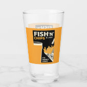 British Classic Fish and Chips Glas (Rückseite)