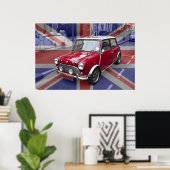 British Classic Mini-Auto Poster (Heimbüro)