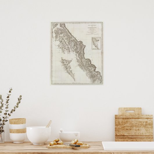 British Columbia Alaska Poster (Küche)