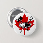 British Columbia BC Kanada Button (Vorne & Hinten)