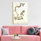 British Columbia Book Map Leinwanddruck (Insitu (Wohnzimmer))