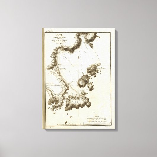British Columbia Book Map Leinwanddruck (Vorderseite)