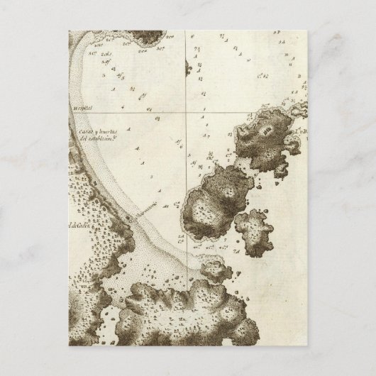British Columbia Book Map Postkarte (Vorderseite)