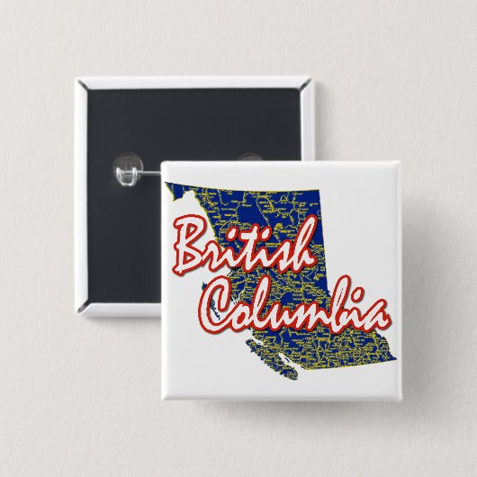 British Columbia Button (Vorne & Hinten)