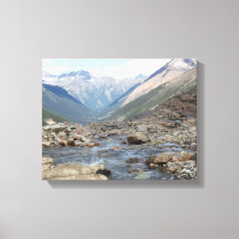 British Columbia Canada Glacial Creek Leinwand