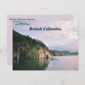 British Columbia Canada Landscape Postkarte (Vorne/Hinten)