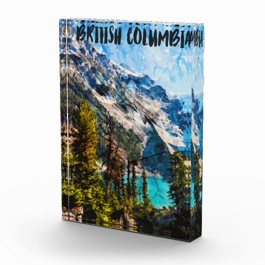 British Columbia Canada Mountain View Fotoblock (Rechts)