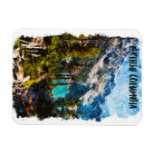 British Columbia Canada Mountain View Magnet (Horizontal)