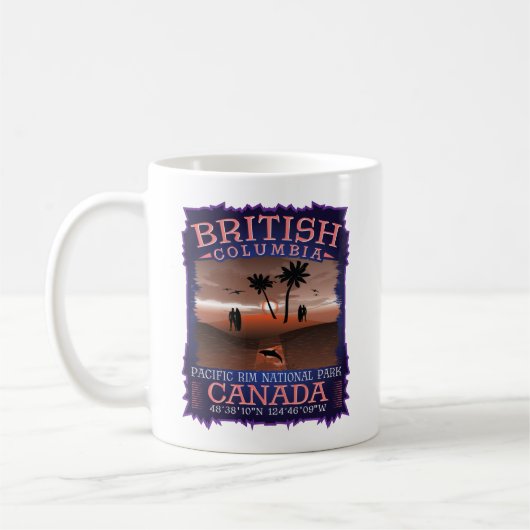 BRITISH COLUMBIA CANADA - PAZIFISCHER PARK KAFFEETASSE (Links)
