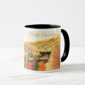 British Columbia Canada Print Glass Tasse (VorderseiteRechts)