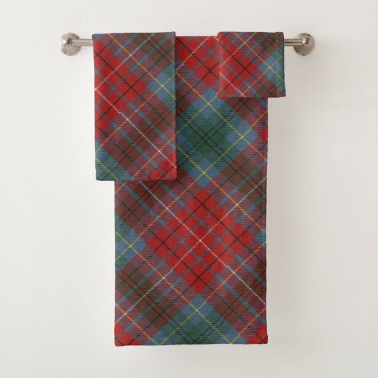 British Columbia Canada Provincial Tartan Badhandtuch Set (Insitu)
