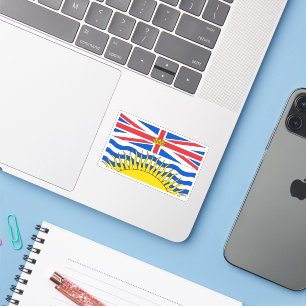 British Columbia Flag Graphic Aufkleber