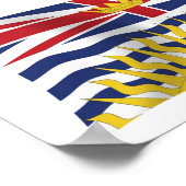 British Columbia Flag Poster Print (Ecke)