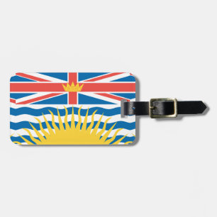BRITISH COLUMBIA-Flagge Gepäckanhänger