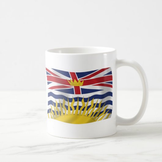 British Columbia Flagge Tasse (Rechts)