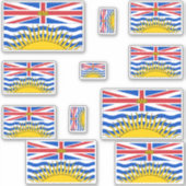 British Columbia Flags Graphic Aufkleber (Vorderseite)