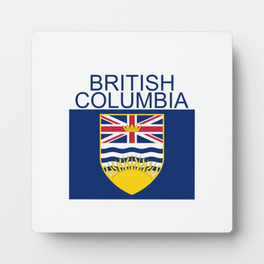 British Columbia Fotoplatte (Vorderseite)